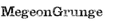 Megeon Grunge Regular.otf