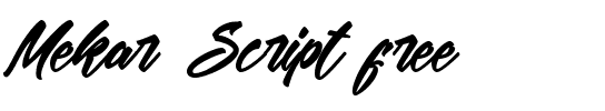 Mekar Script free Regular.ttf
