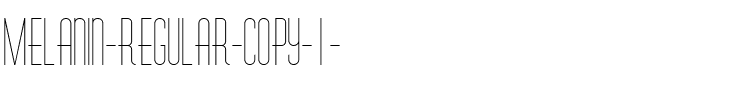 Melanin Regular.ttf