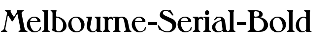 Melbourne-Serial Bold.ttf
