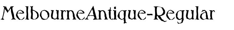 MelbourneAntique Regular.ttf