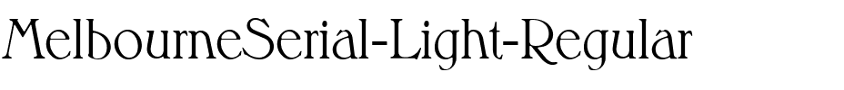 MelbourneSerial-Light Regular.ttf
