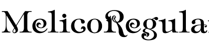 MelicoRegular Regular.ttf