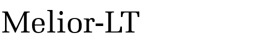 Melior LT Regular.ttf