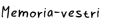 Memoria vestri Regular.ttf