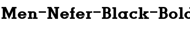 Men Nefer Black Bold.ttf