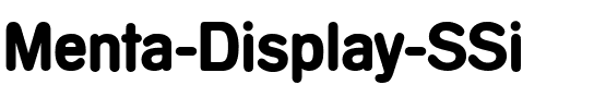 Menta Display SSi Regular.ttf