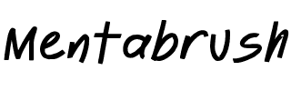 Mentabrush Normal.ttf