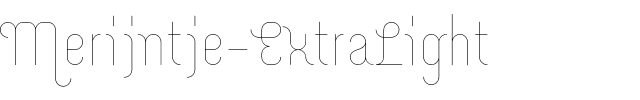 Merijntje ExtraLight Regular.otf