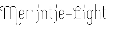 Merijntje Light Regular.otf