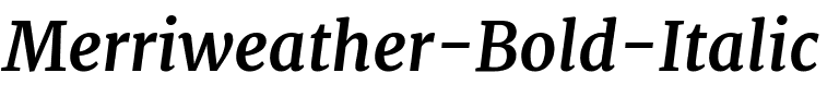 Merriweather Bold Italic.ttf