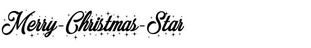 Merry Christmas Star Regular.ttf