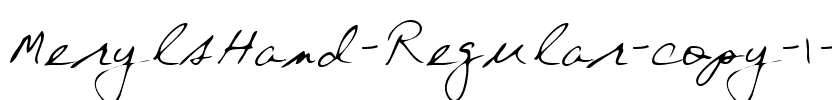 MerylsHand Regular.ttf