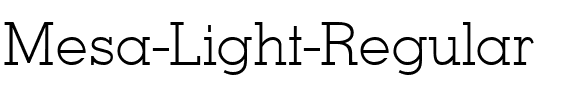 Mesa-Light Regular.ttf