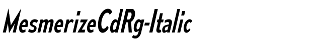 Mesmerize Cd Rg Italic.ttf