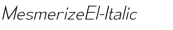 Mesmerize El Italic.ttf