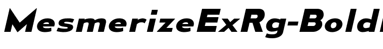 Mesmerize Ex Rg Bold Italic.ttf