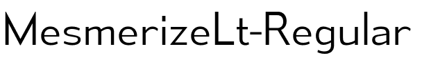 Mesmerize Lt Regular.ttf