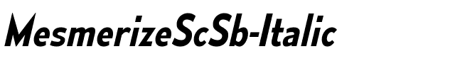 Mesmerize Sc Sb Italic.ttf