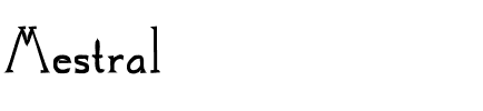 Mestral .ttf