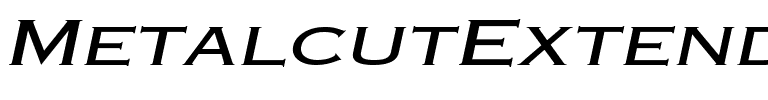 MetalcutExtended Oblique.ttf