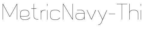 MetricNavy Thin Regular.otf