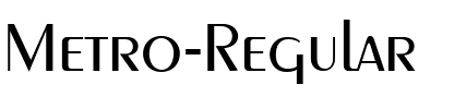 Metro Regular.ttf