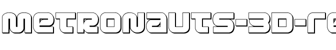 Metronauts 3D Regular.ttf