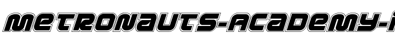 Metronauts Academy Italic Italic.ttf