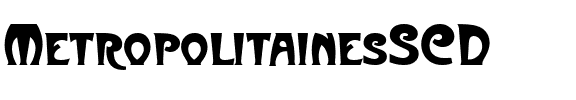 MetropolitainesSCD Regular.ttf