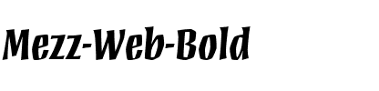 Mezz Web Bold Normal.ttf