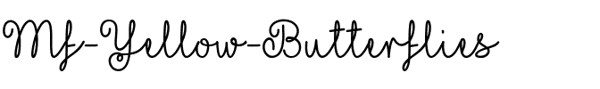 Mf Yellow Butterflies Regular.ttf
