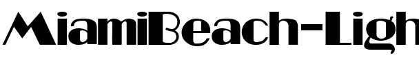 MiamiBeach Light.ttf