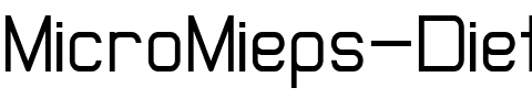 MicroMieps Diet Regular.ttf