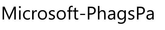 Microsoft PhagsPa Regular.ttf