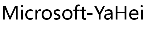 微软雅黑 Normal.ttf