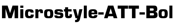 Microstyle ATT Bold.ttf