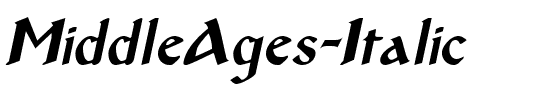 MiddleAges Italic.ttf