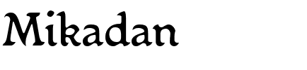 Mikadan Regular.ttf