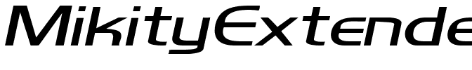 MikityExtended Italic.ttf