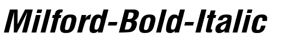 Milford Bold Italic.ttf