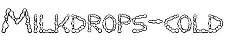 Milkdrops cold.ttf