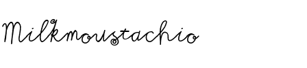 Milkmoustachio Normal.ttf