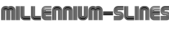 Millennium  5lines.ttf