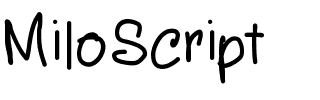 MiloScript Medium.ttf