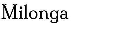 Milonga Regular.ttf
