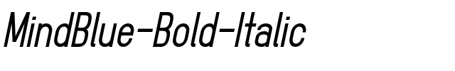 MindBlue Bold Italic.otf