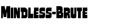 Mindless Brute Regular.ttf
