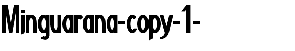Minguarana Regular.ttf