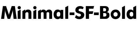 Minimal SF Bold.ttf